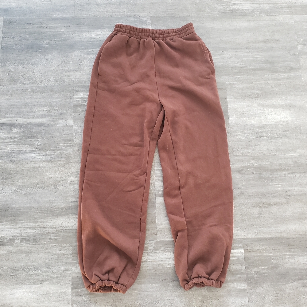 Chocolate Oversized Shein Quoted Sweats